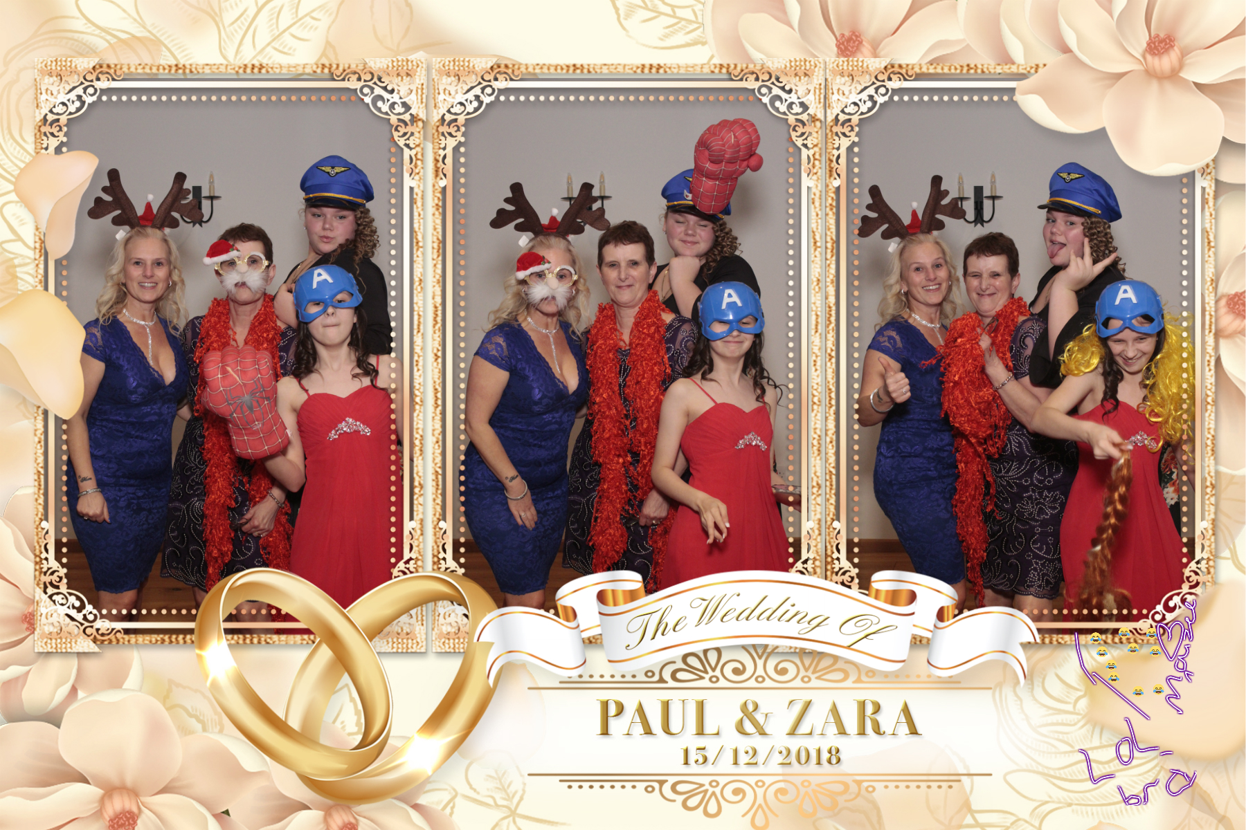 Paul & Zara's Wedding | View more photos from the event at gallery.myphotoboothexperience.co.uk/u/MyPhotoBoothExperienceLtd/Paul-Zaras-Wedding